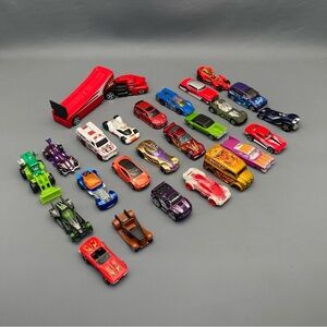Vintage & Modern Hot Wheels Diecast Lot Of 25 Loose Years Vary